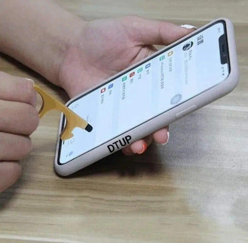 Llavero Llave Lapiz Touch Celular Tablet Anti Contacto Acero