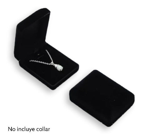 Estuche Para Collar Caja De Lujo Terciopelo Para Joyería