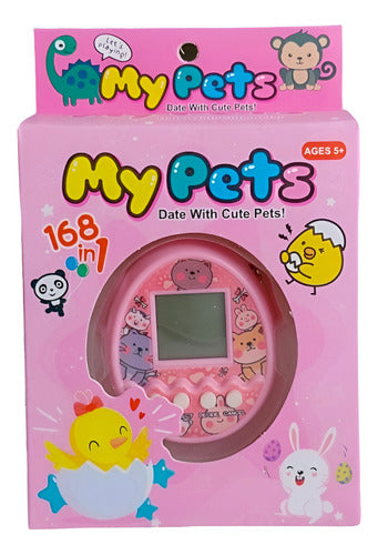 Juego Tamagotchi Mascota Electronica My Pets Colors 168 En 1