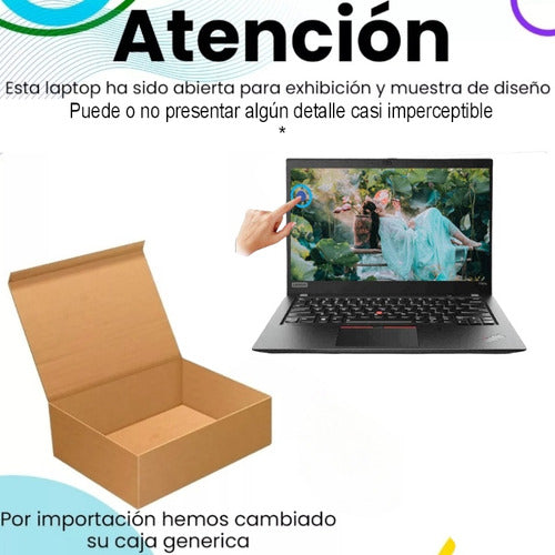 Laptop Lenovo Thinkpad T460 14  Intel  I5-7a Touch Iluminado