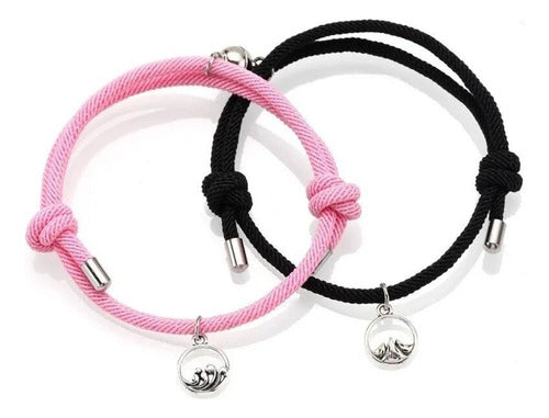 Set De Pulseras Regalo De Amor Eterno Mar Y Montañas Dtup®