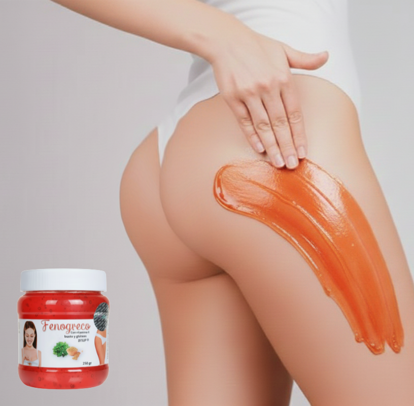 Gel Fenogreco Premium Concentrado 100% Natural Busto y gluteos Dtup®