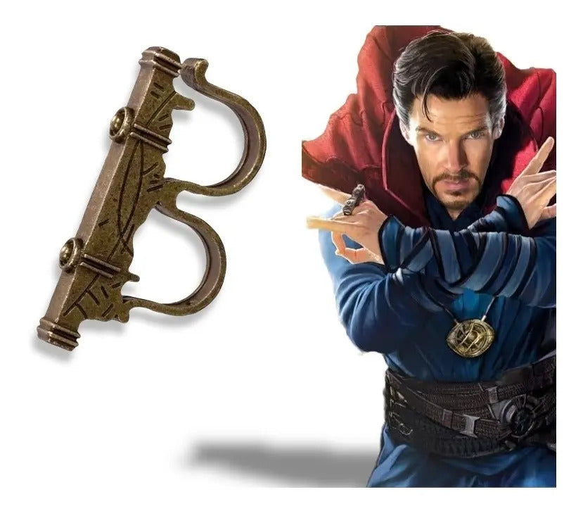 Doctor Strange Anillo Doble De Honda Conjura Portales Marvel