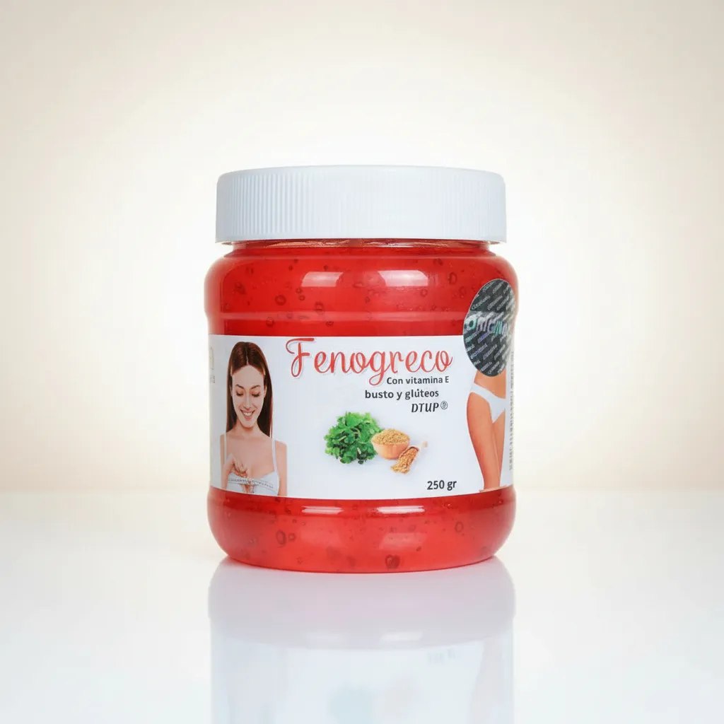 Gel Fenogreco Premium Concentrado 100% Natural Busto y gluteos Dtup®