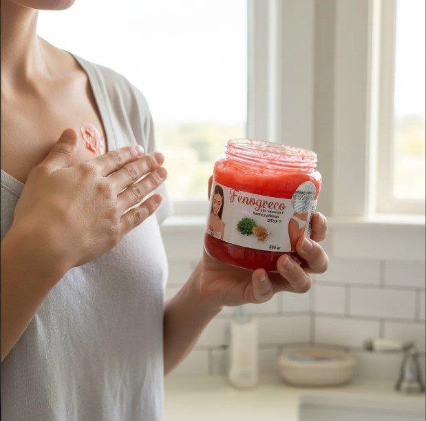 Gel Fenogreco Premium Concentrado 100% Natural Busto y gluteos Dtup®